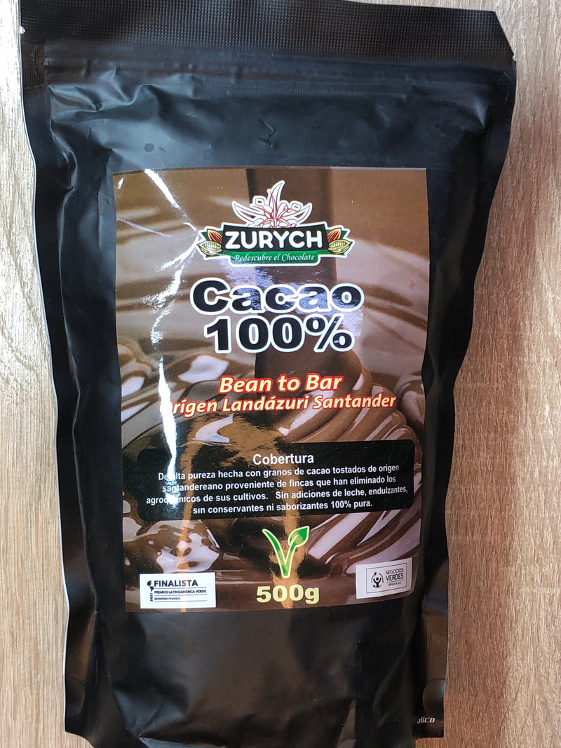 Cobertura de 100% Cacao 500g