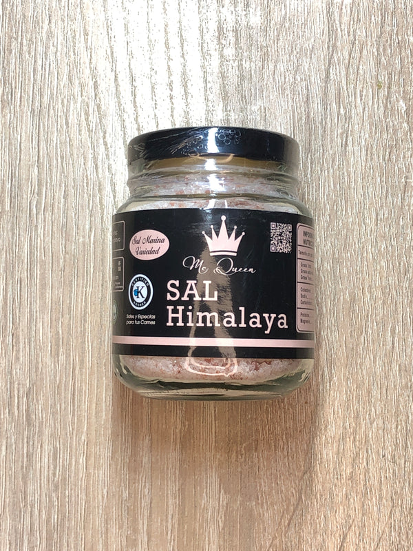 Sal del Himalaya en frasco