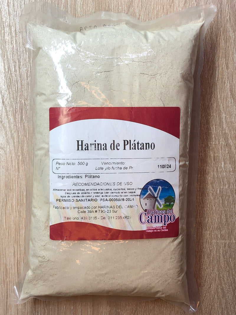 Harina de plátano