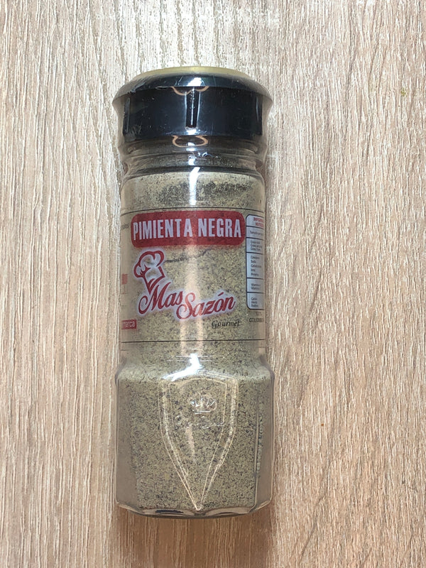 Pimienta negra molida Frasco