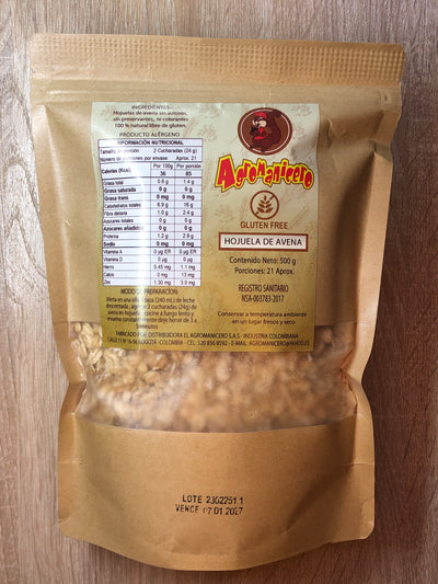 Avena en hojuelas sin gluten 500g