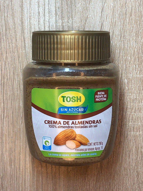 Crema de almendras Tosh 300g