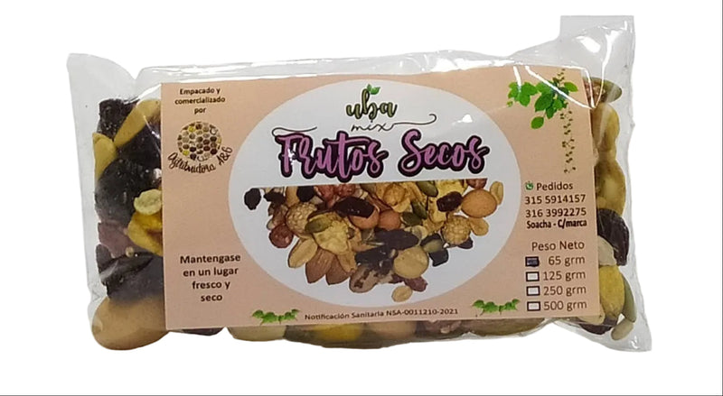 Mix de Frutos secos 65g