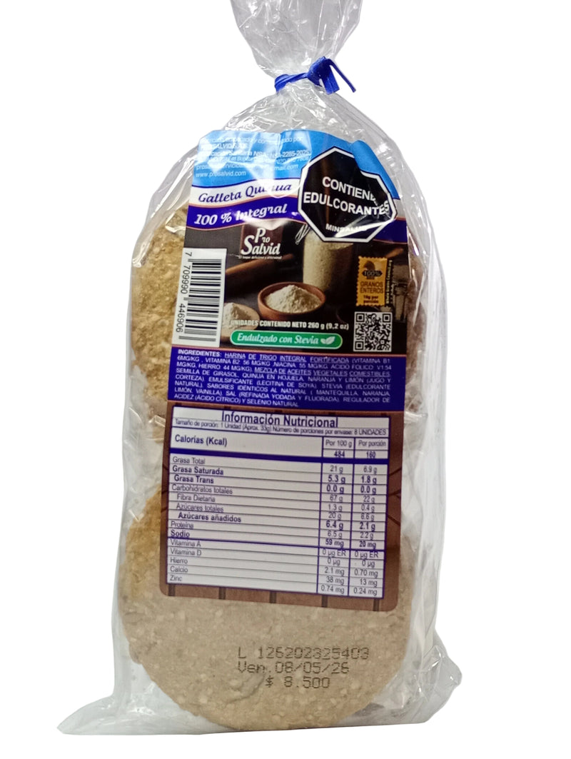 Galletas integrales con Quinua