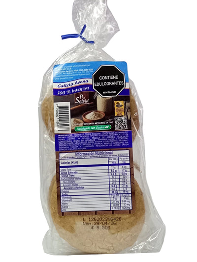 Galletas integrales con Avena ProSalvid