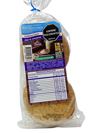 Galletas integrales con Coco ProSalvid