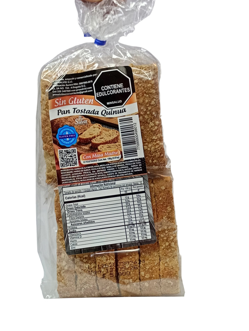 Tostadas de Quinua Prosalvid