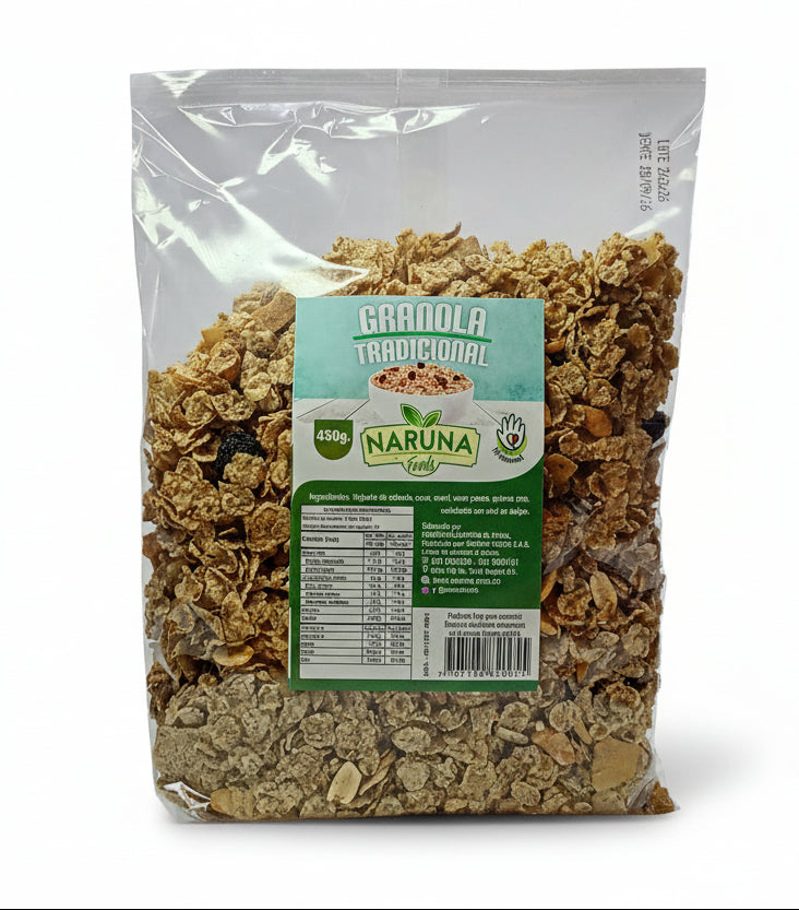 Granola tradicional con Miel