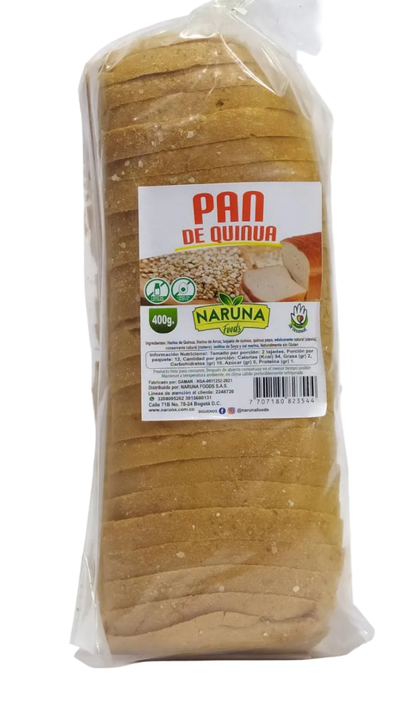 Pan tajado de Quinua 400g
